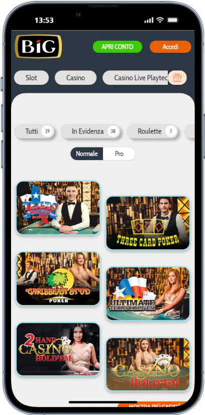 BIGCasino Mobile